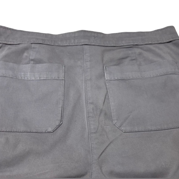 Eileen Fisher Organic Cotton Pant Size 12 Super Soft And Lightweight khaki grey - Picture 6 of 11